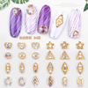 3d alloy rhinestones metal nail art decoration