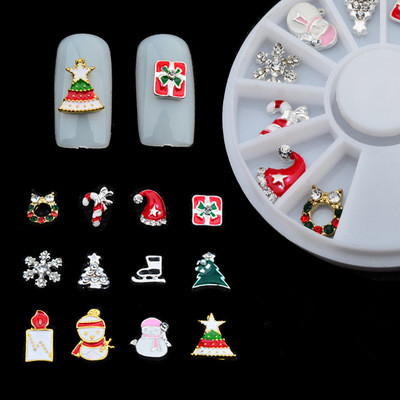 Christmas Style 3D Nail Art Decoration Accessories