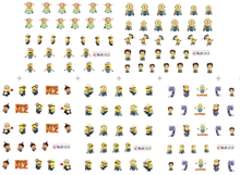Minions Water Nail Sticker Nail Decal