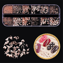 Rose Gold Nail Alloy Jewelry Decoration