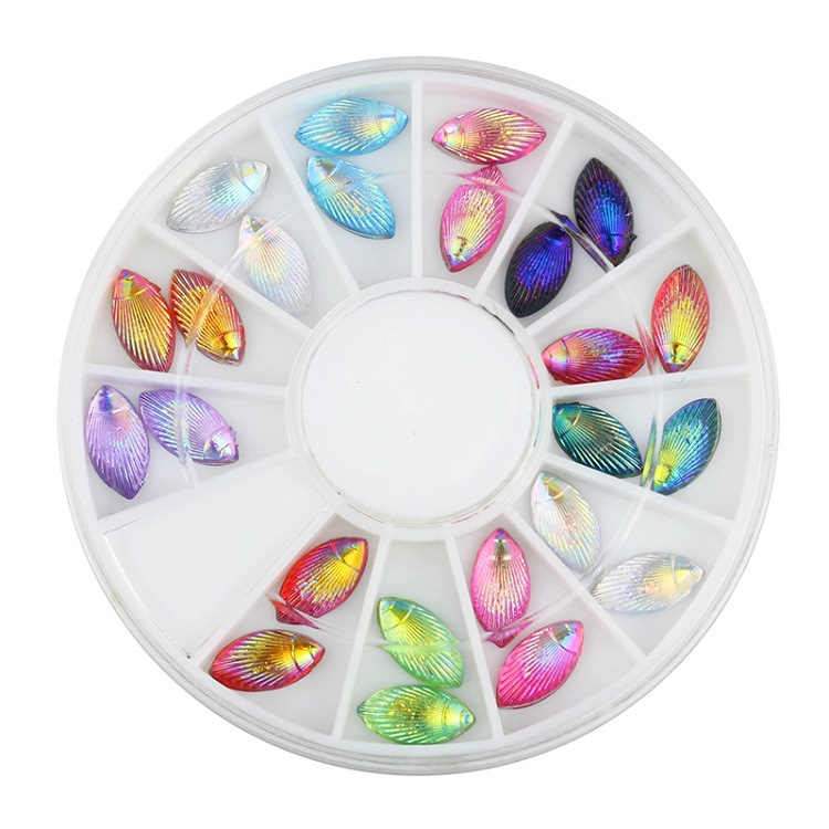 Colorful Horse Eye Nail Decoration