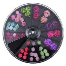 Nail flower decoration