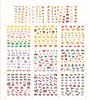 K058-068 3D Cartoon And Fruit Simulation Nail Art Sticker