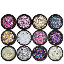 Stereoscopic Triangle Diamond Nail Sequins 
