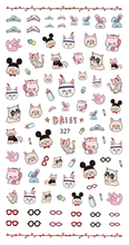LY327 Thin 3D Cat Nail Art Sticker