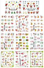 Water Nail Sticker Nail Decal Christmas Day