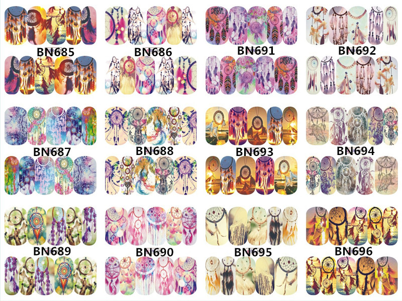 BN685-696 Water Nail Sticker