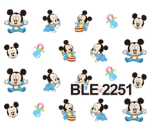 Water Nail Sticker Nail Decal Micky Mouse