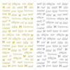 F209 DIY Design 3D Self Adhesive Words Nail Art Sticker