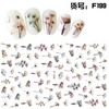 F199 DIY Design 3D Self Adhesive Flower Nail Art Sticker