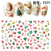F271 DIY Design 3D Self Adhesive Christmas Nail Art Sticker