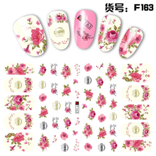 F163 DIY Design 3D Self Adhesive Flower Nail Art Sticker