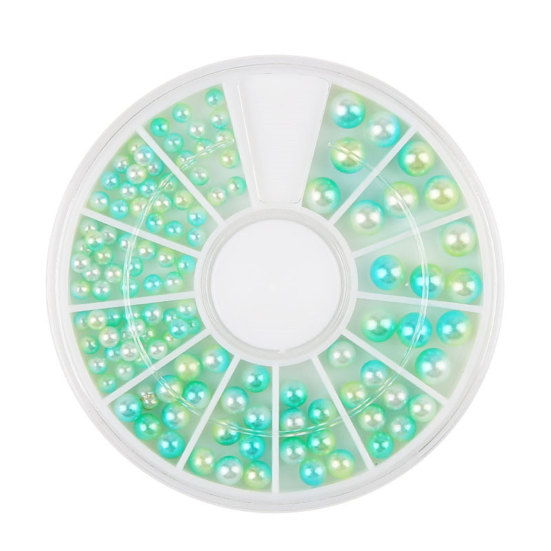 Nail Beads Decoration Gradient 3D Nail Art Pearl