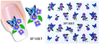XF1055-1060 Flower Water Nail Sticker