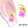 XF1079-1084 Flower Water Nail Sticker