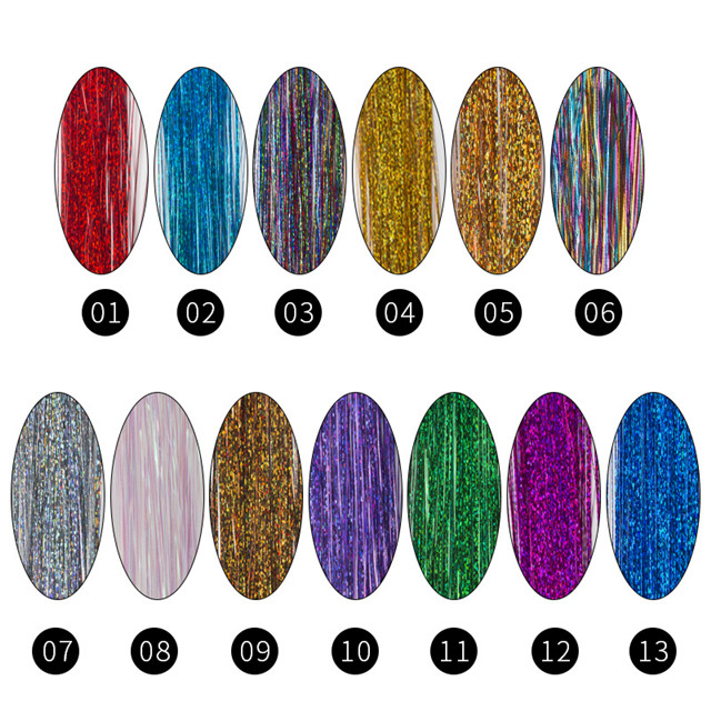 Laser Symphony Silk Nail Decoration