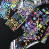10 Panda Fire Butterfly Nail Transfer Foil Set 