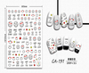 CA-191 3D Emoji Nail Sticker