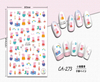 CA-273 3D Peppa Pig Nail Sticker