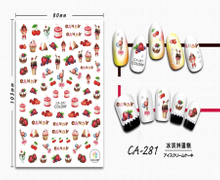 CA-281 3D Ice Cream Cake Nail Sticker