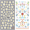 LY003-004 Thin 3D Daisy Doraemon Nail Sticker