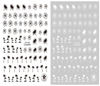 CB-049 3D Coconut Tree And Flowers Nail Art Sticker