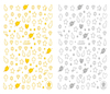 CB-045 3D Starry Nail Art Sticker