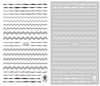 CB-025 3D Wave Nail Art Sticker