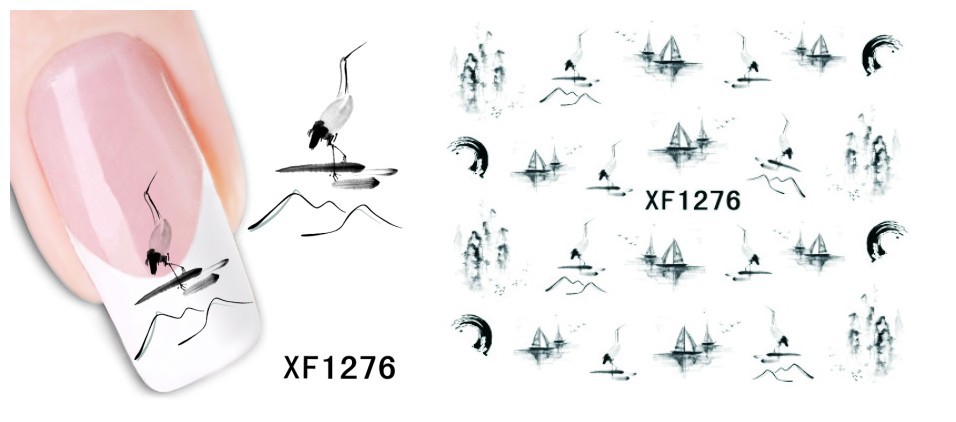 XF1271-1276 Water Nail Sticker