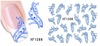 XF1283-1288 Water Nail Sticker