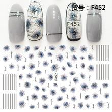 F452 DIY Design 3D Self Adhesive Flower Nail Art Sticker