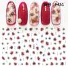 F451 DIY Design 3D Self Adhesive Flower Nail Art Sticker