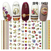 F423 DIY Design 3D Self Adhesive Letter Nail Art Sticker
