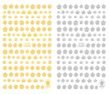 CB-083 3D Crown Nail Art Sticker
