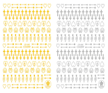 CB-086 3D Popular Nail Art Sticker