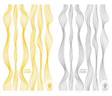 CB-090 3D Curve Sticks Nail Art Sticker