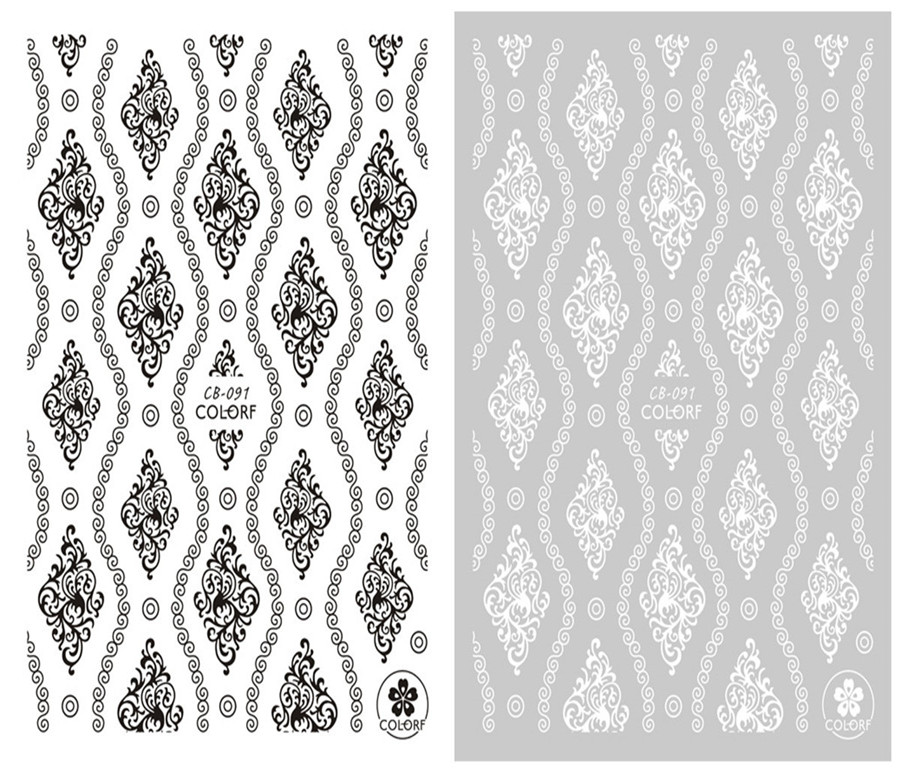 CB-091 3D Totem Nail Art Sticker