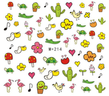 M+214-223 Water Nail Sticker 