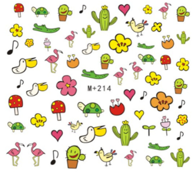 M+214-223 Water Nail Sticker 