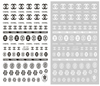 CB-114 3D Chanel Brand Nail Art Sticker