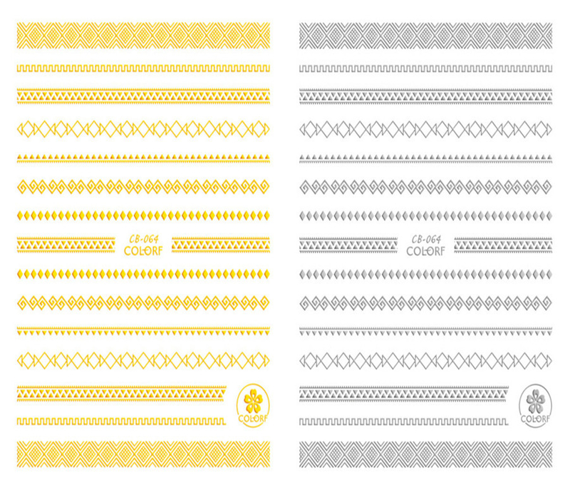 CB-064 3D Lace Self Adhesive Nail Art Sticker