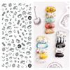 MT057 3D Sketch Fruit Nail Art Sticker