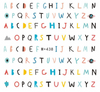 M+434-442 Letter Water Nail Sticker 