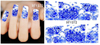 XF1372-1377 Flower Water Nail Sticker