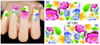 XF1378-1383 Butterfly Flower Water Nail Sticker