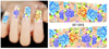 XF1390-1395 Flower Water Nail Sticker