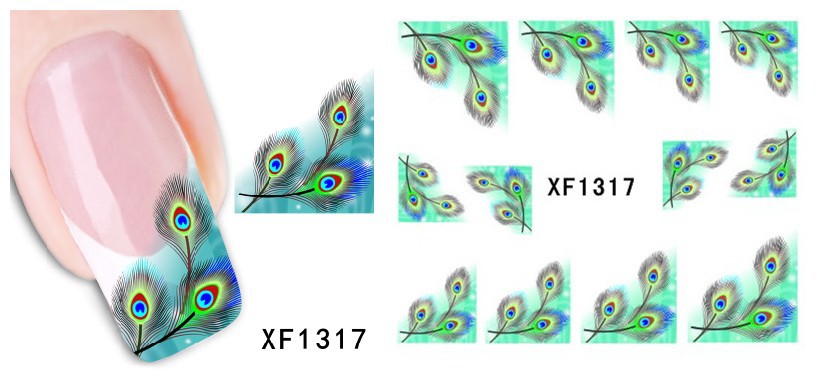 XF1313-1318 Water Nail Sticker