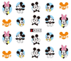 A361-366 Mickey Minnie Water Nail Sticker