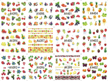 A1393-1404 Fruit Water Nail Sticker