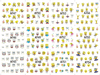 A745-756 SpongeBob Water Nail Sticker